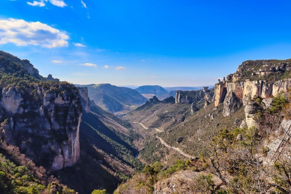 Panoramic view over the Jonte Gorges © Claire Durot
