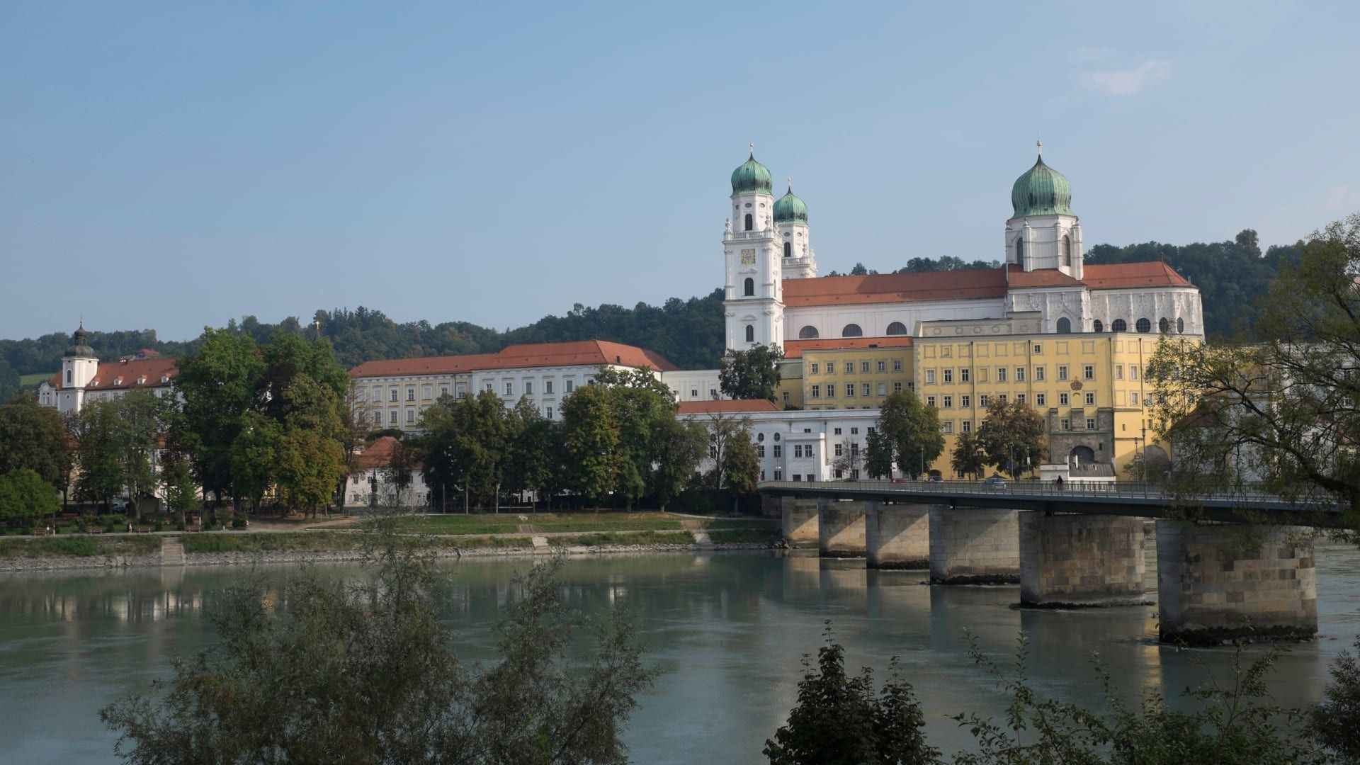 St. Stephen's Cathedral and the Inn river - Passau - Germany