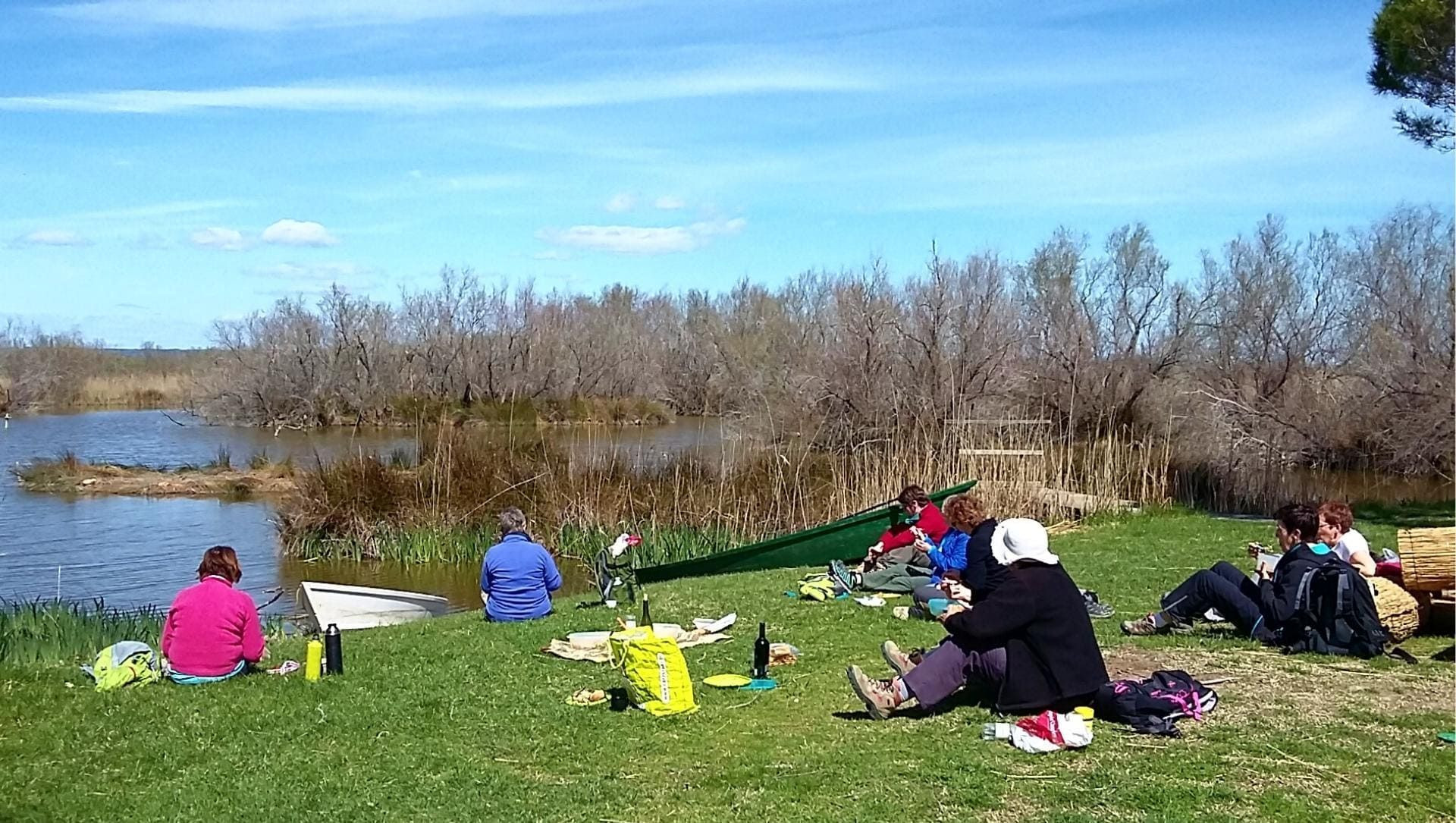 Picnic by a pond - Camargue - France