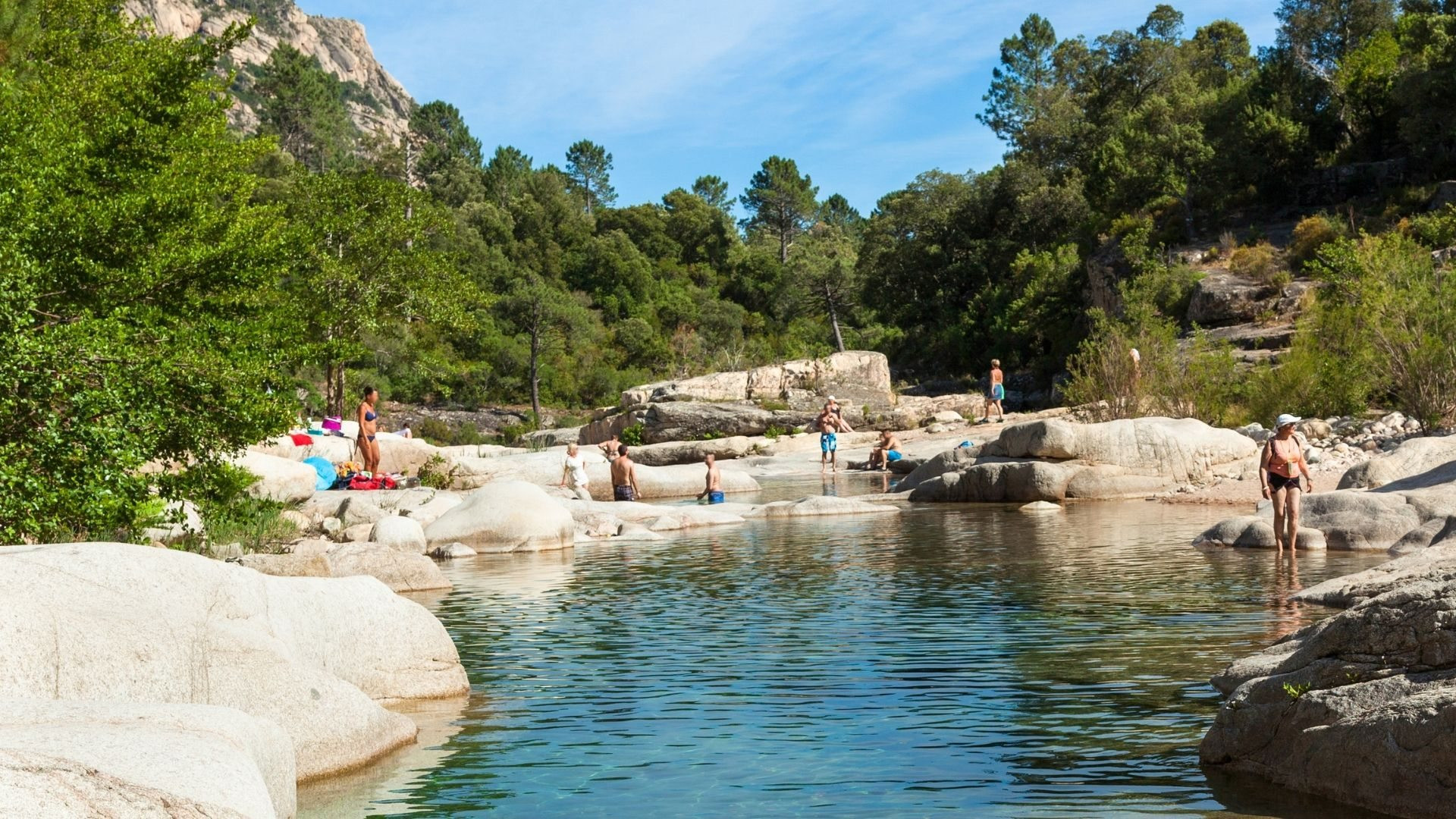 Natural pools in Corsica