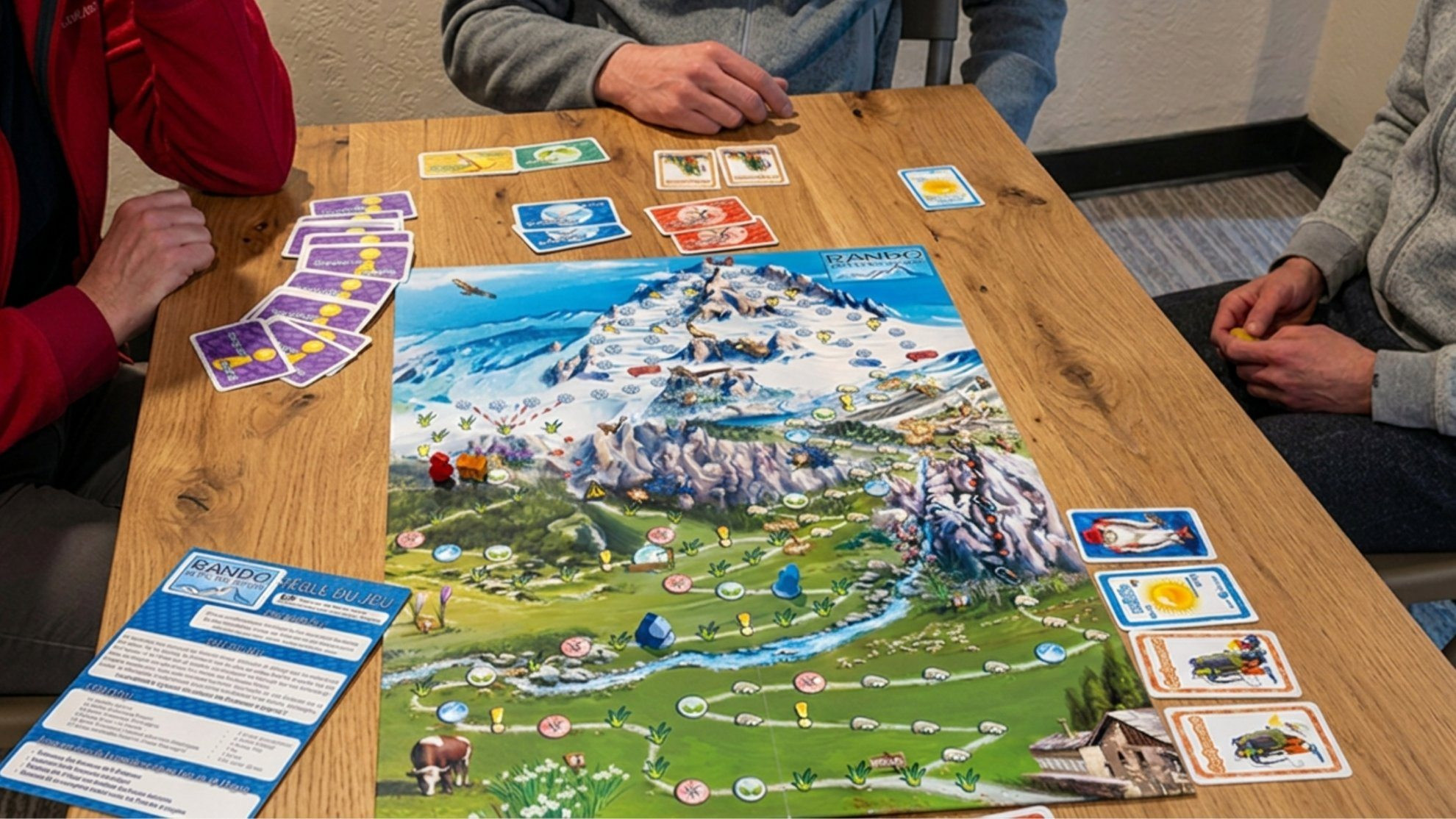 Rando au Pic des Neiges game board