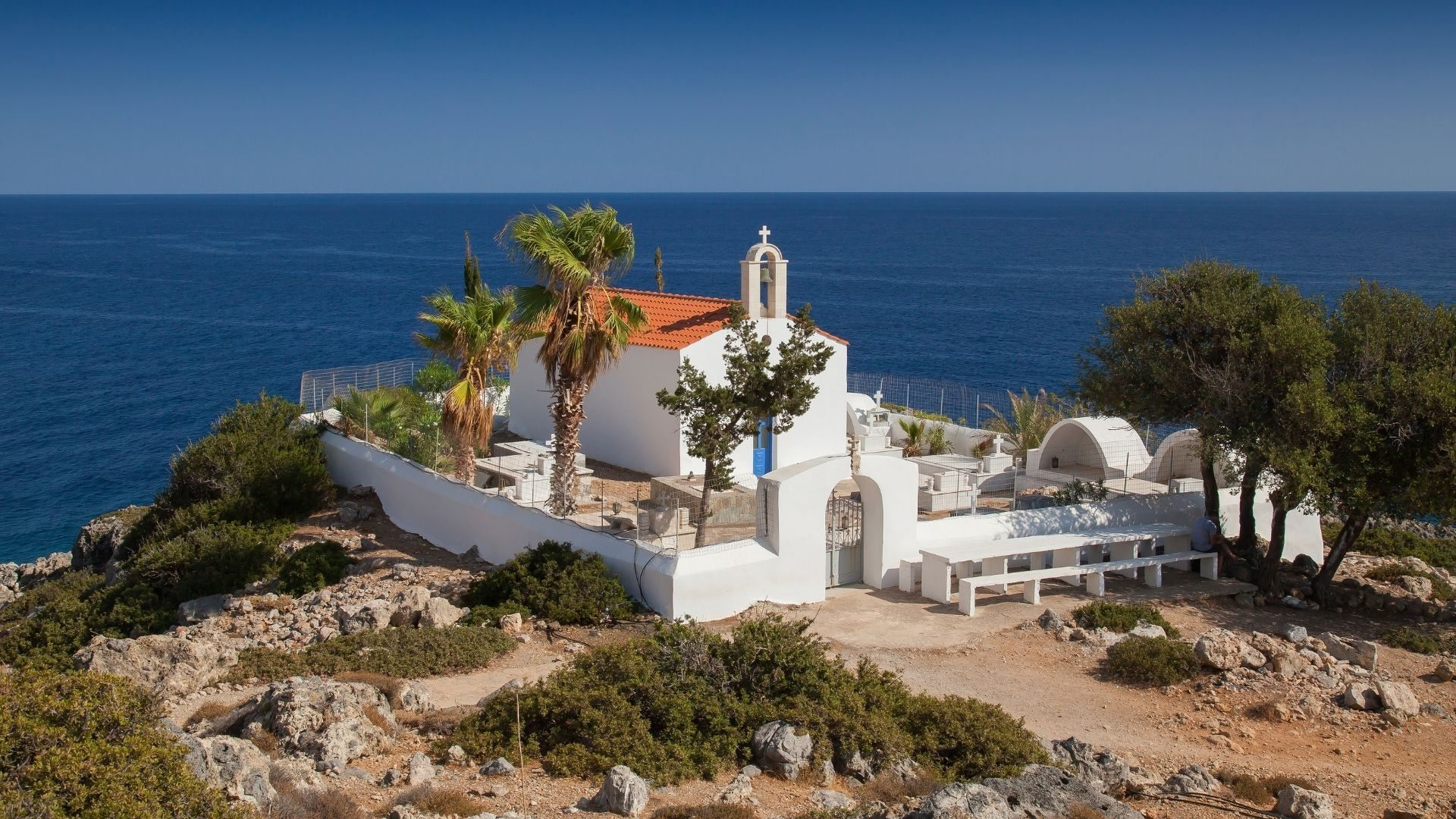 most beautiful landscapes of Crete Loutro