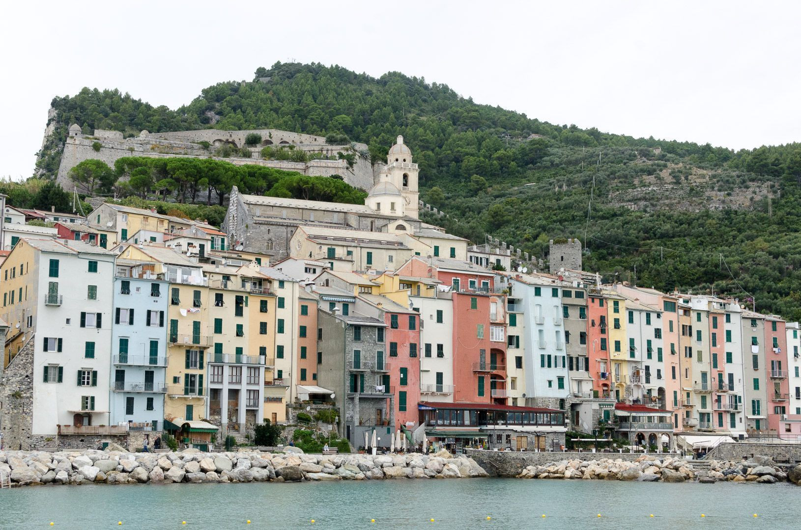 Portovenere seen from the sea