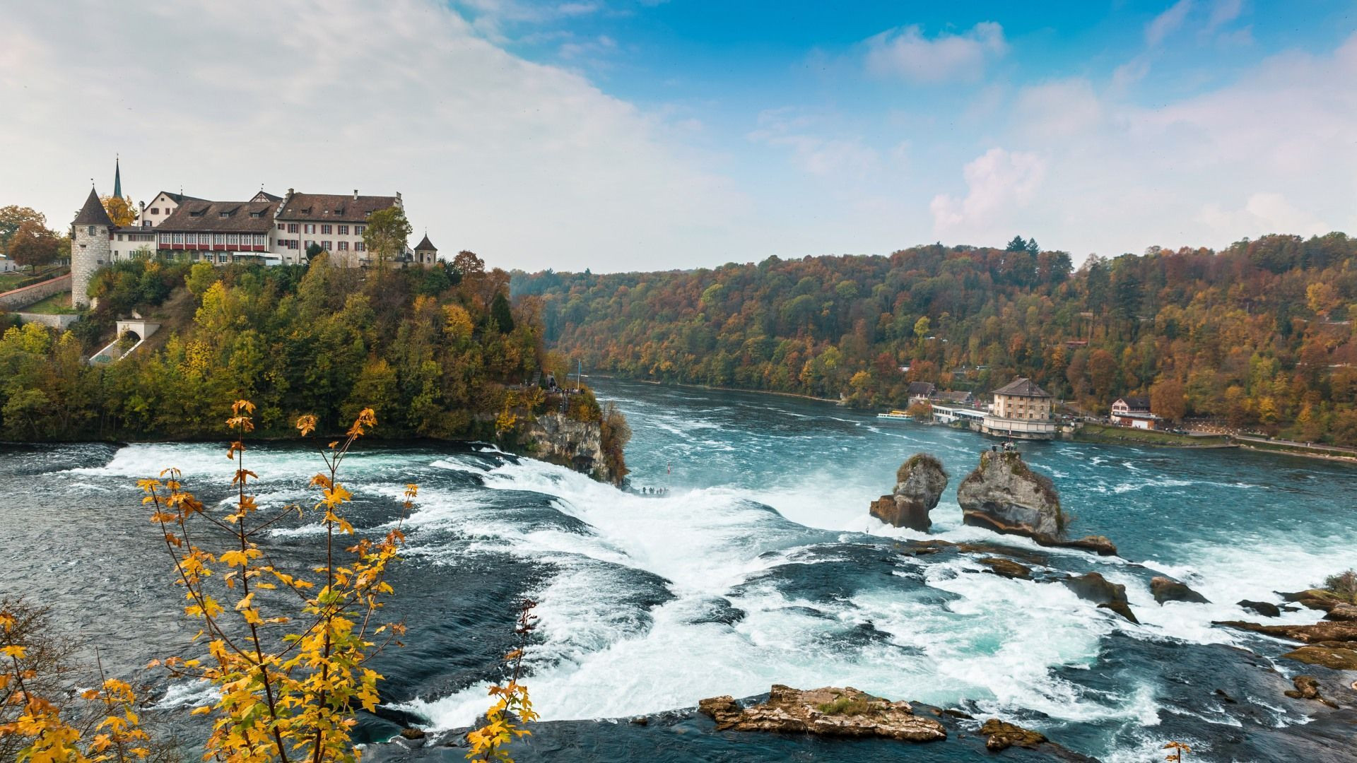 Rhine Falls and Laufen Castle - Schaffhausen - Switzerland