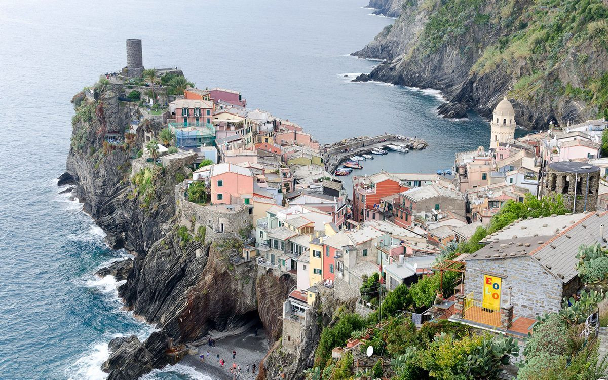 The village of Vernazza in the Cinque Terre