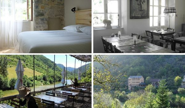 Room, restaurant and terrace at Hotel Parisien in Les Vignes