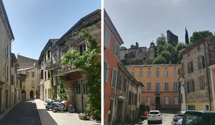 Narrow streets in Bourdeaux
