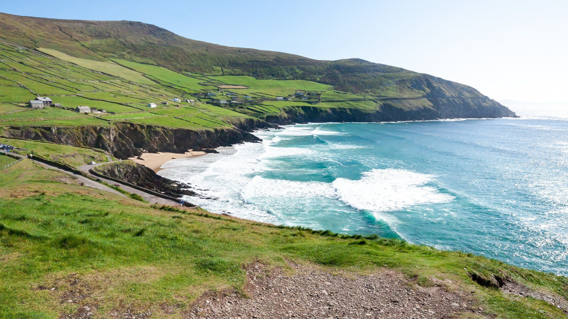 Rugged coast of Ring of Kerry - Ireland
