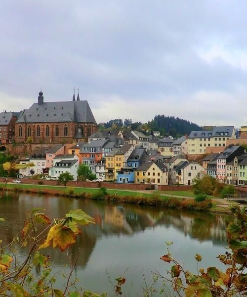 Saarburg on the Saar river - Germany