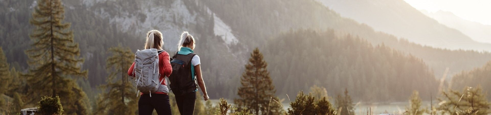 Lone hiker with map in hand on a mountain trail