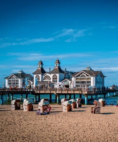 Sellin pier and beach baskets - Rügen Island - Germany