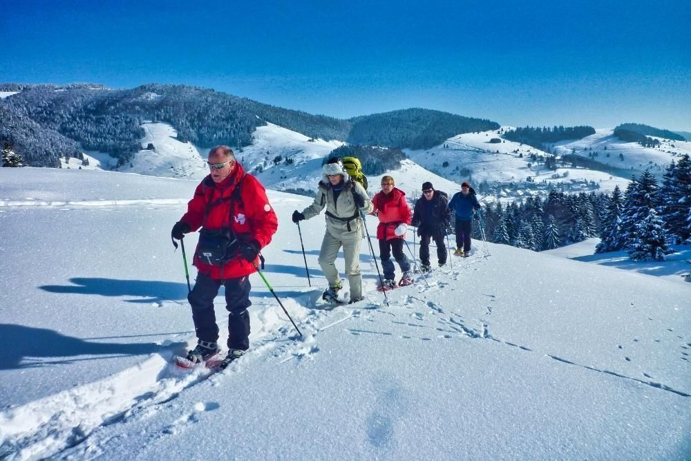 Snowshoeing in Bernau Valley © Raymond Chabanier