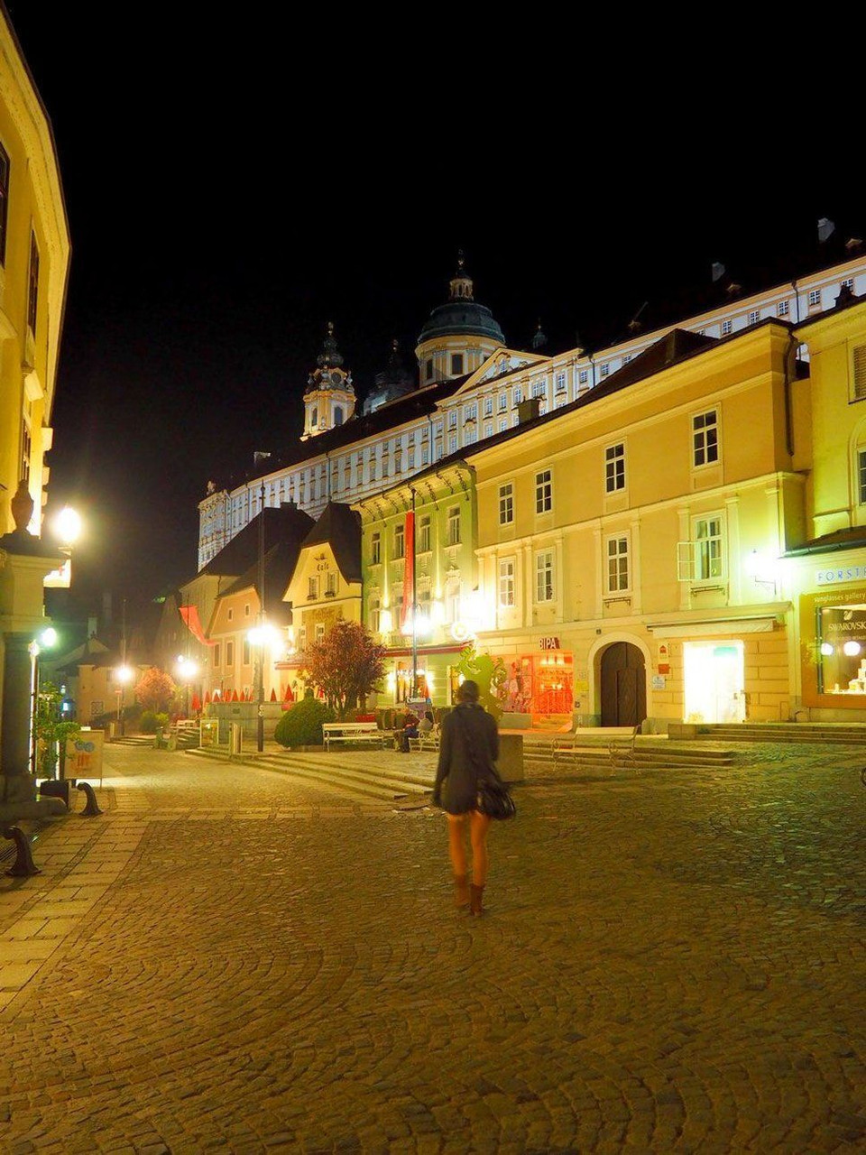 Evening in the town of Melk