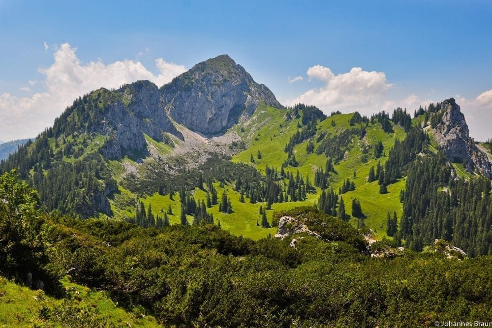 Peak in the Ammergau Alps