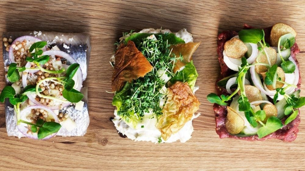 © Columbus Leth Danish smørrebrød, Copenhagen specialty - Denmark