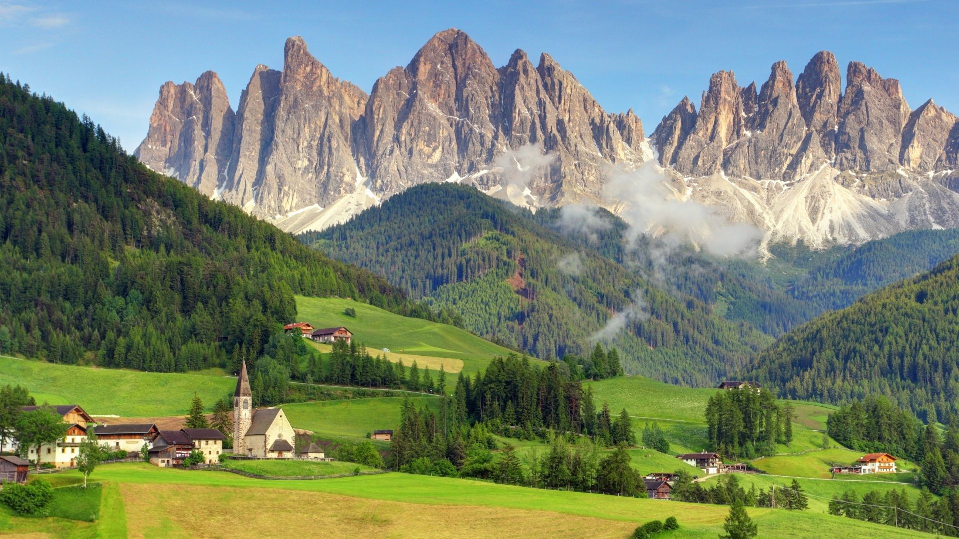 Val di Funes most beautiful landscapes of the Dolomites