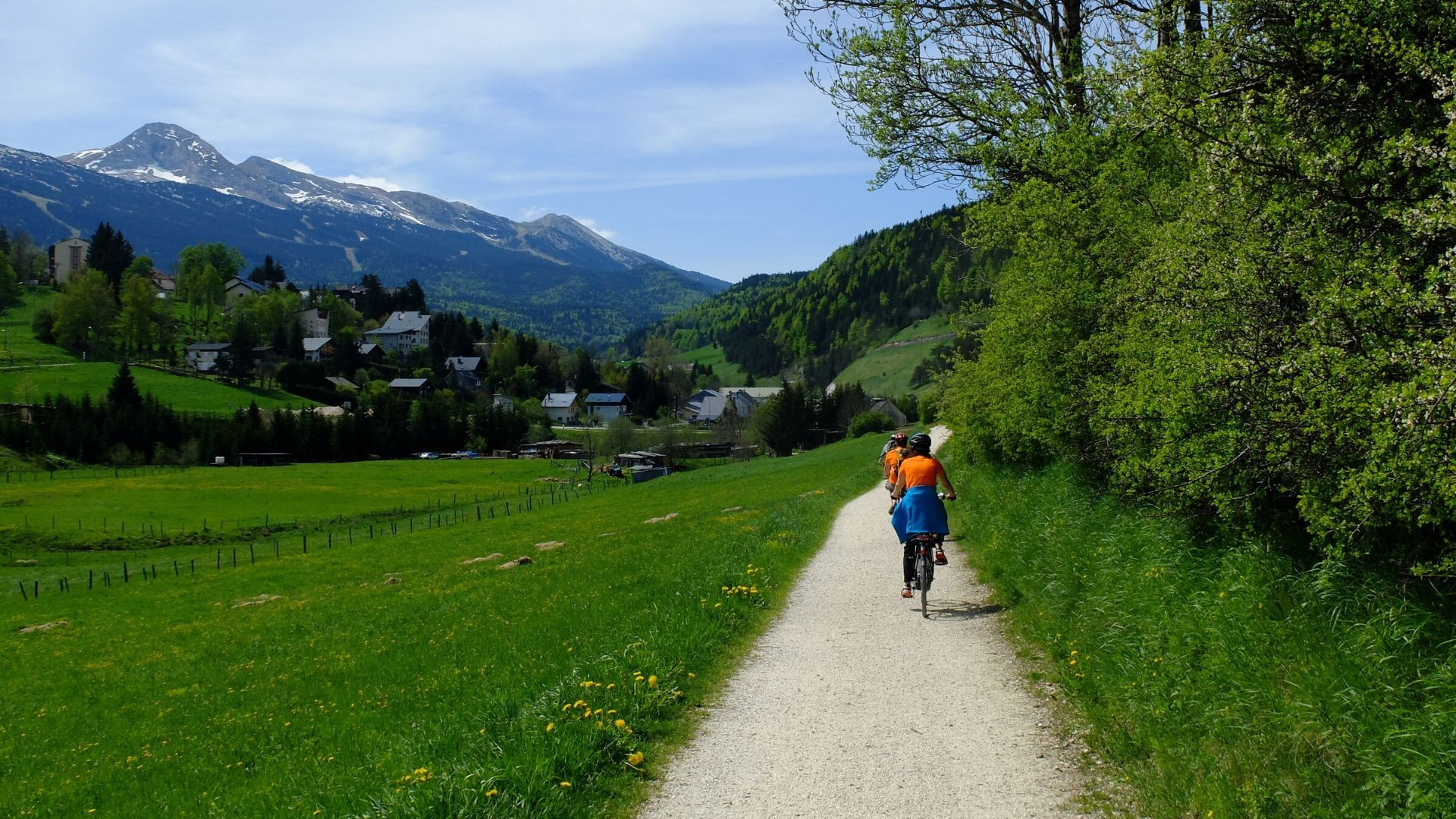 Cycling along the ViaVercors - Villard-de-Lans - France