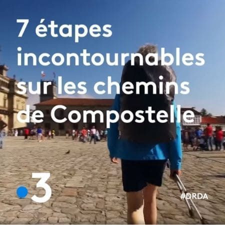 Compostela video, an excerpt from Des Racines et des Ailes (France 3)
