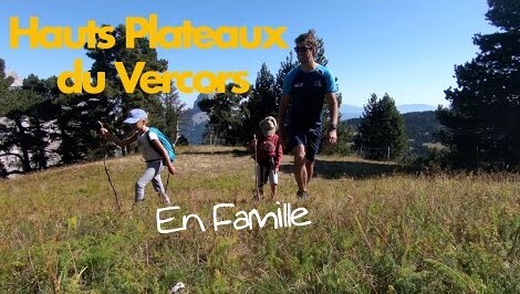 Video of a family trip on the Vercors high plateau
