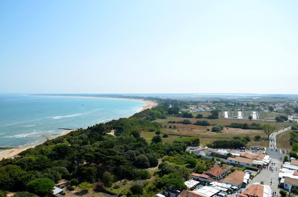 View from the top of Phare des Baleines