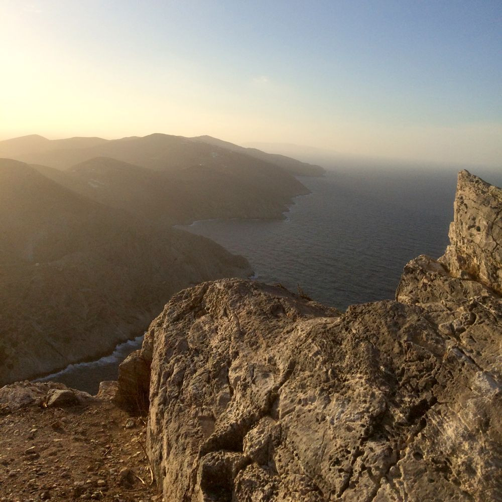 View of the northern coast of Folegandros from Panagia Church