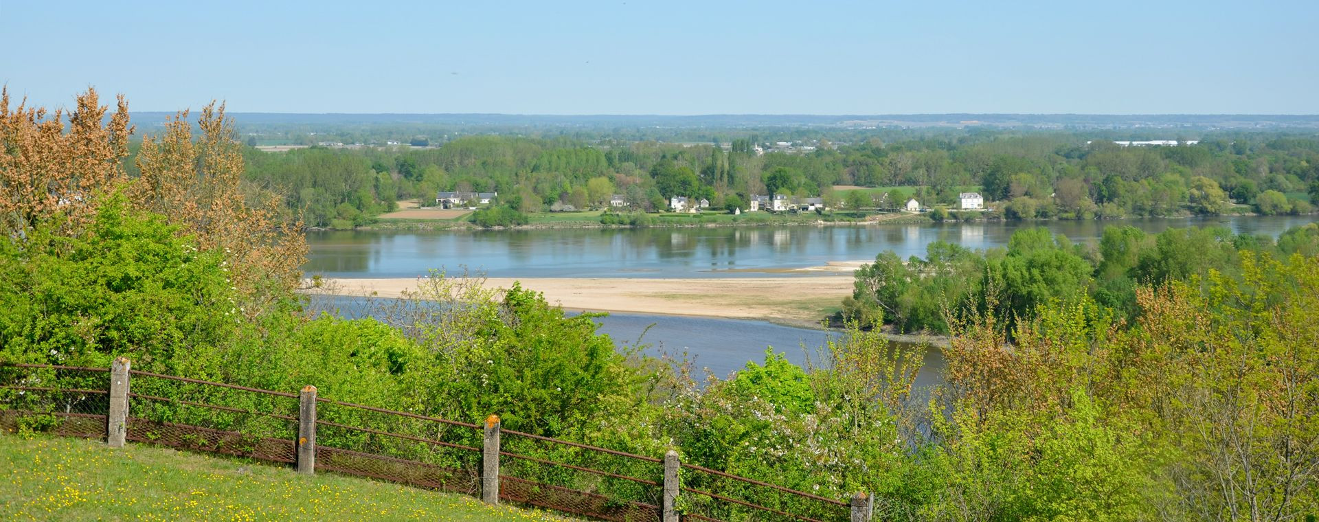 Vue sur la Loire depuis Candes-Saint-Martin