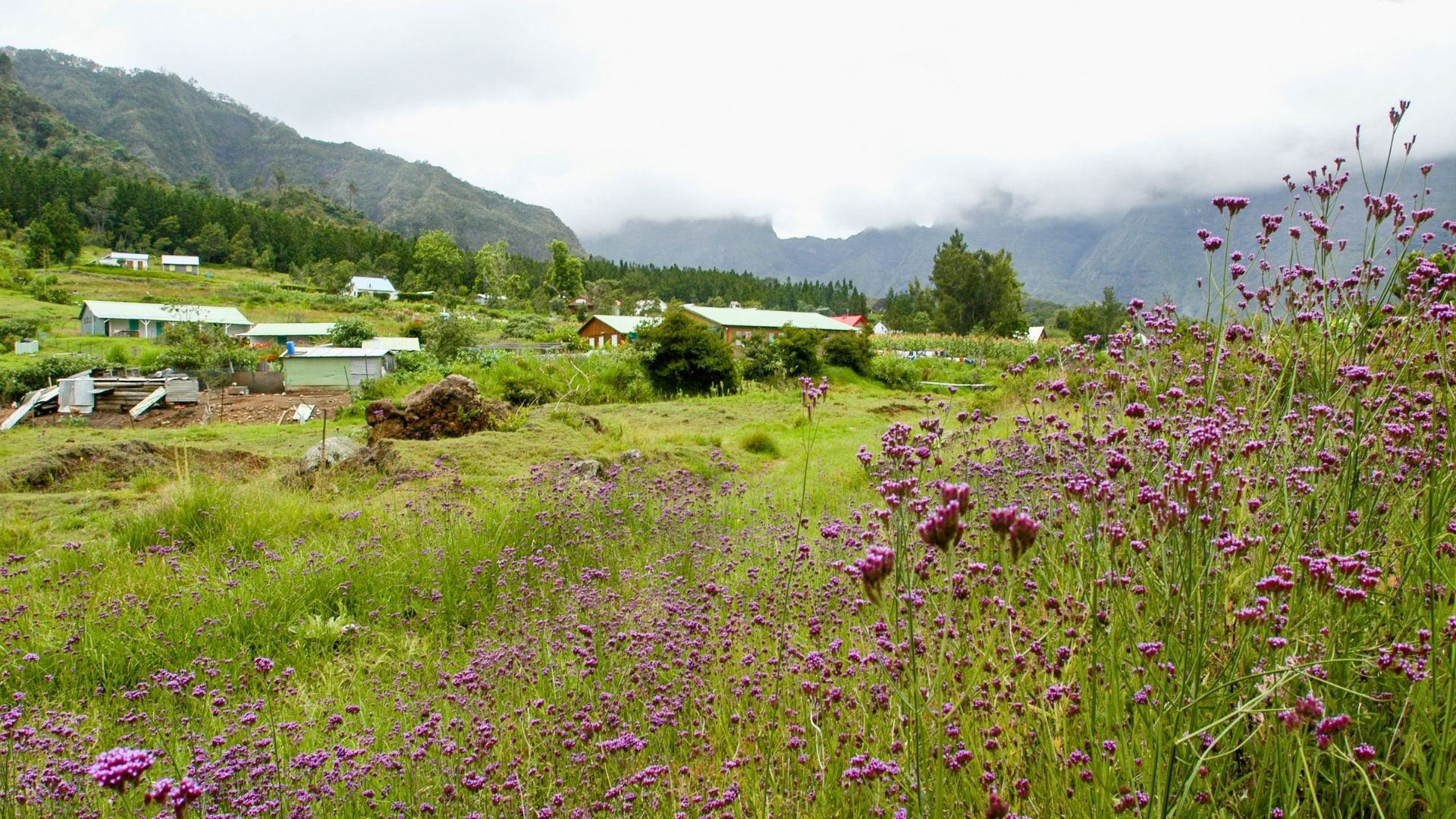 La Nouvelle village during a two-day hike in Mafate