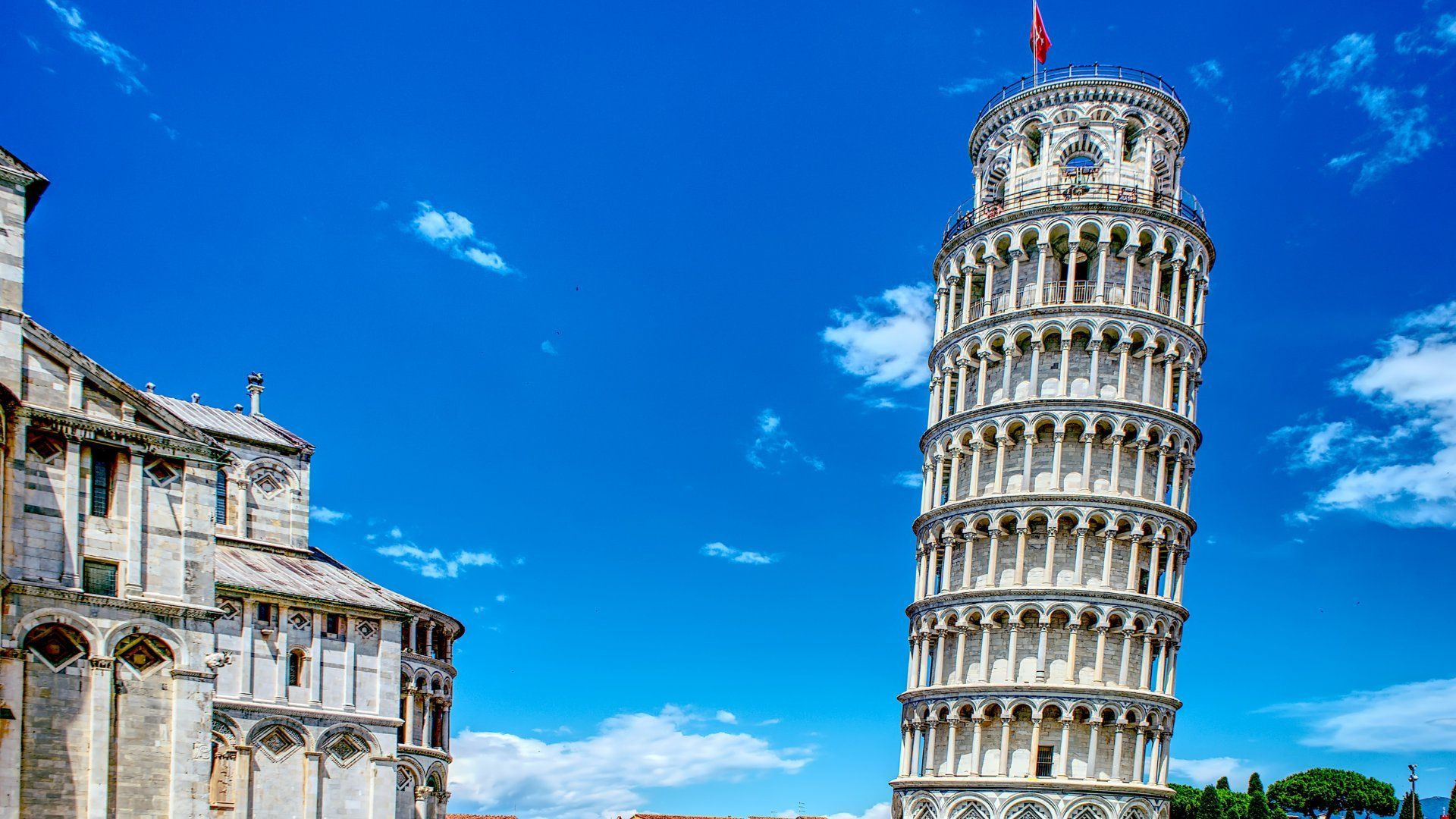 Tour penchée de Pise et cathédrale - Toscane - Italie