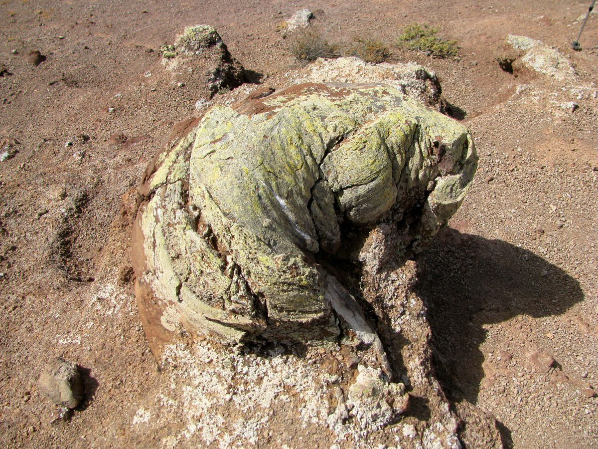 Our first volcanic bomb