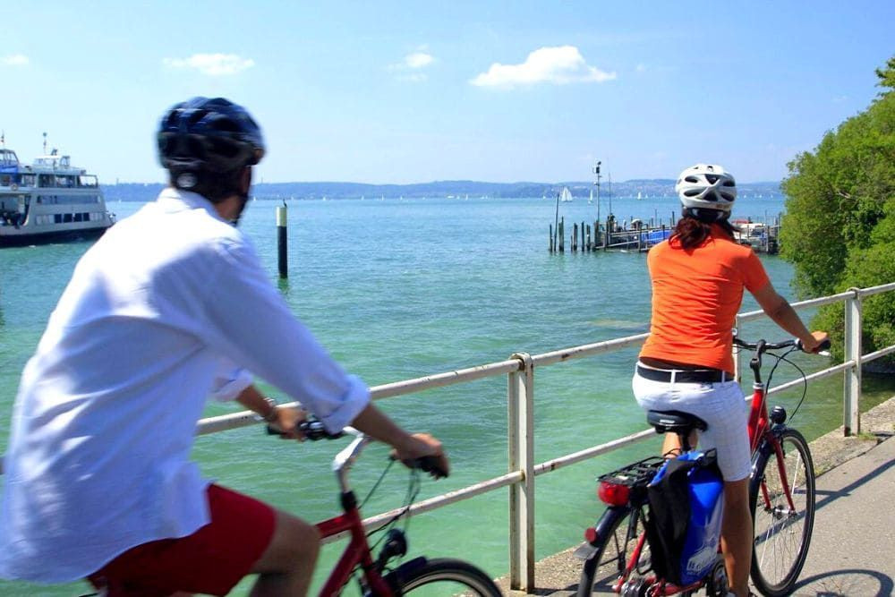 Cycling trip on the tour of Lake Constance by bike