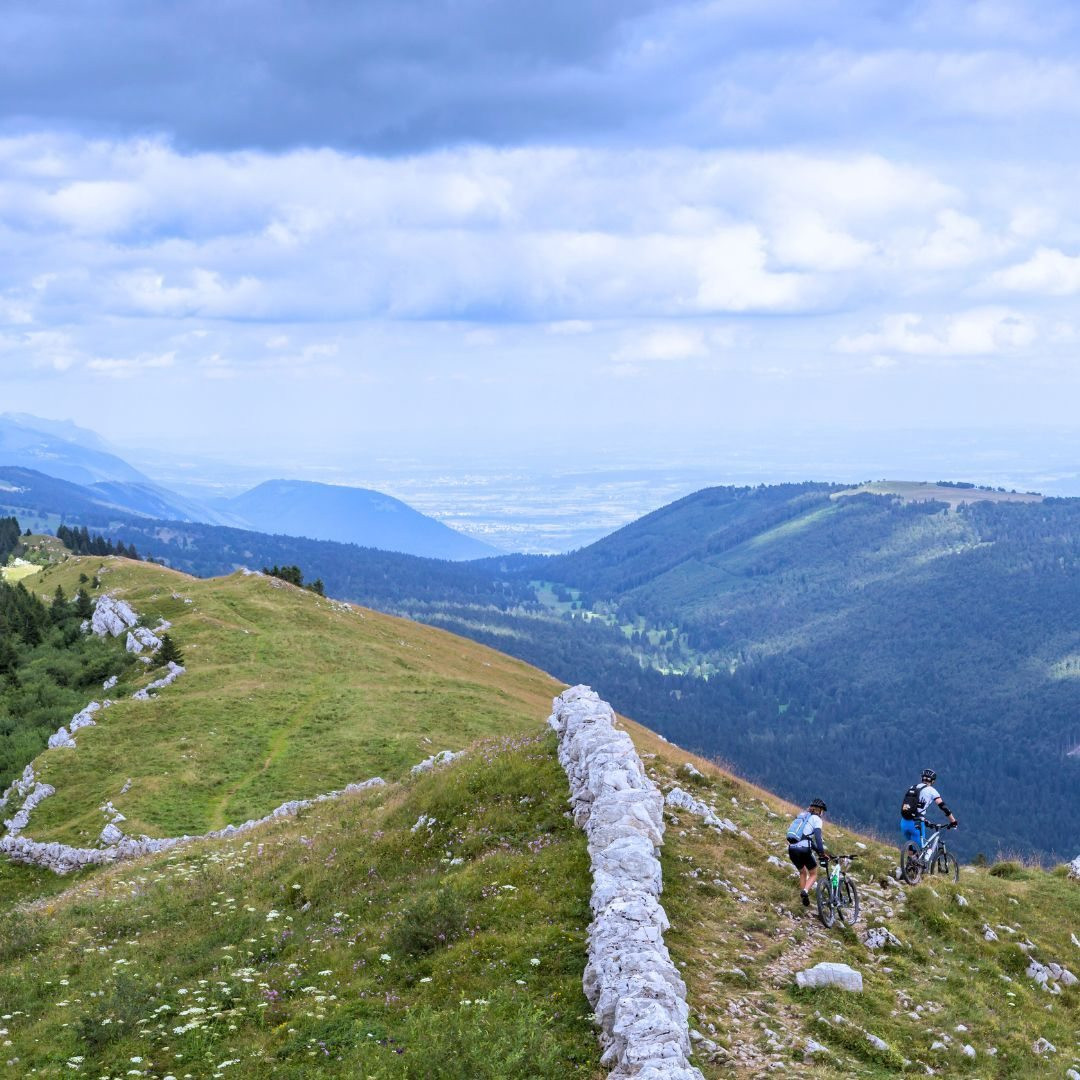Mountain biking in the Jura, Burgundy