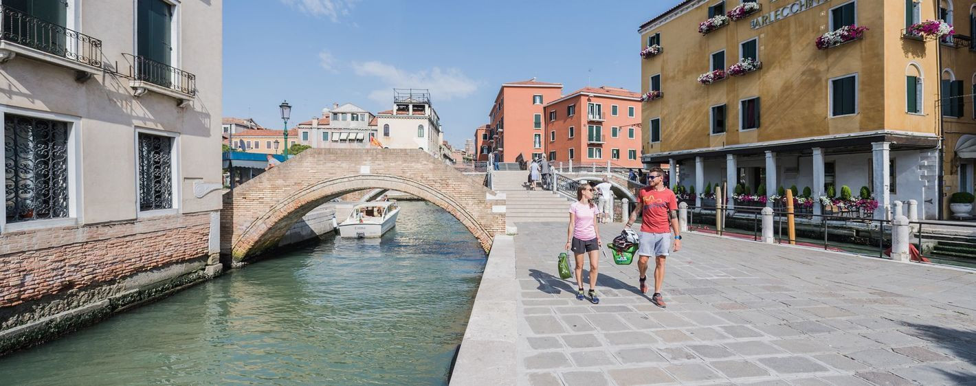 Walk along a canal - Venice - Italy
