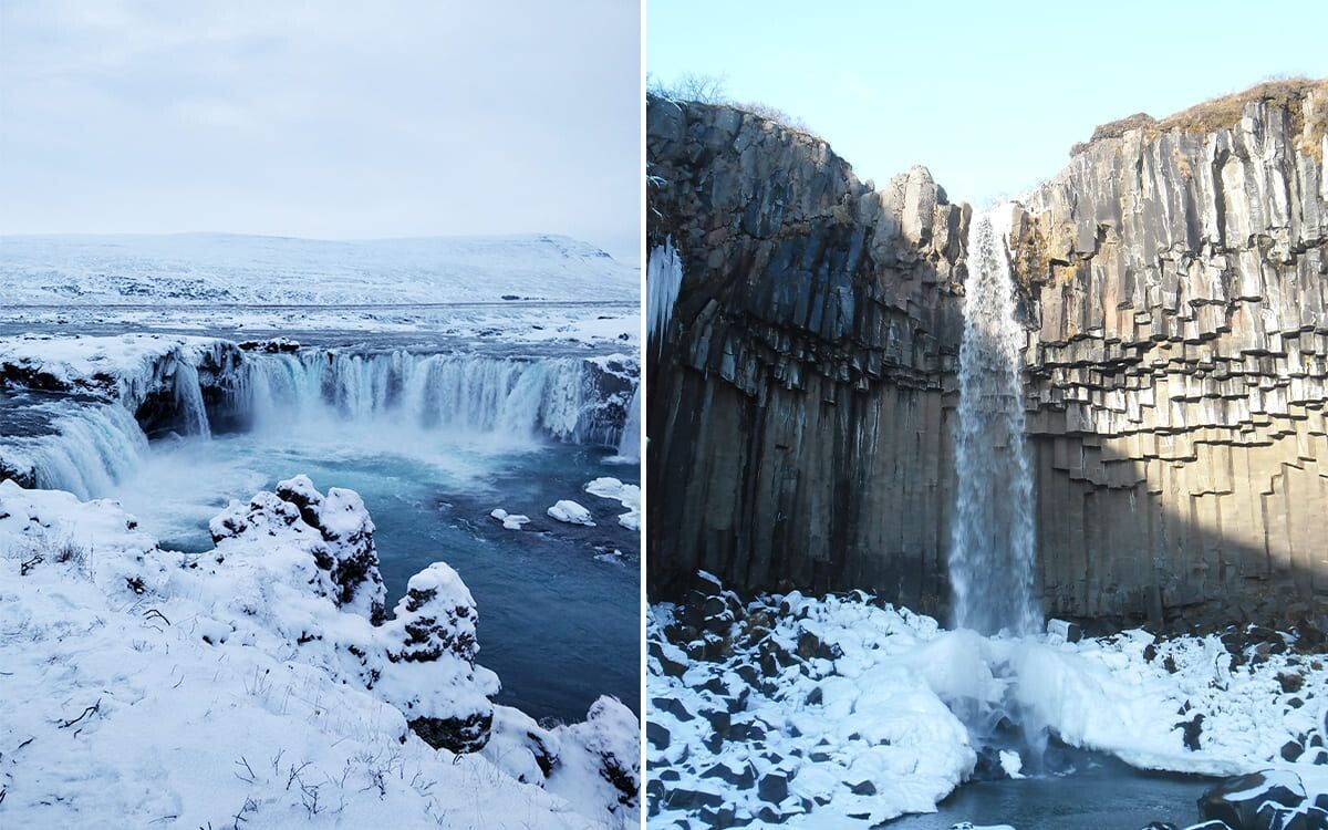 © Martin Devosse Cassandre dufour Goðafoss and Svartifoss waterfalls © Martin Devosse Cassandre dufour